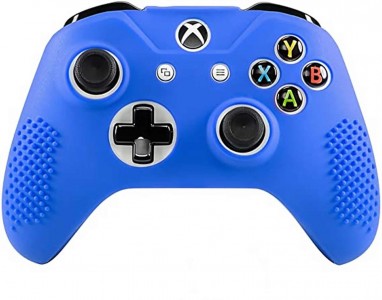 Funda de Silicon Xbox One Texturizada Azul 