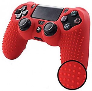 Funda para Control de Playstation 4 Texturisada Rojo