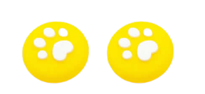 Gomas Par Nintendo Switch huellita amarillo/blanc