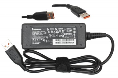 Cargador Lenovo 20V A 3.25 Yoga usb naranja